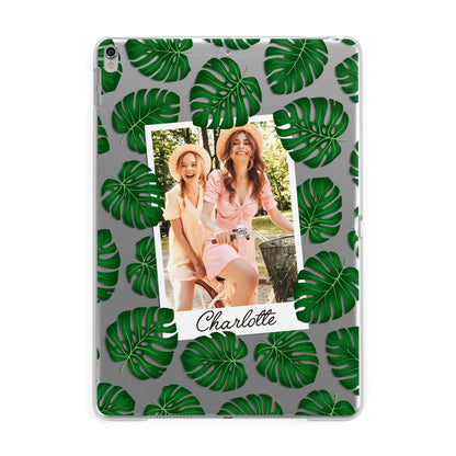 Monstera Leaf Instant Photo Apple iPad Silver Case
