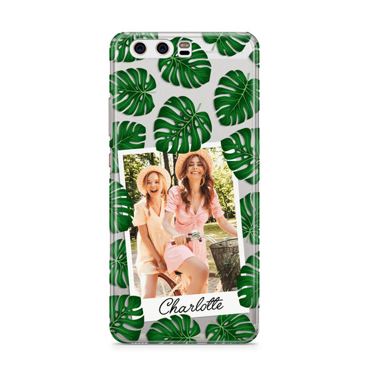 Monstera Leaf Instant Photo Huawei P10 Phone Case