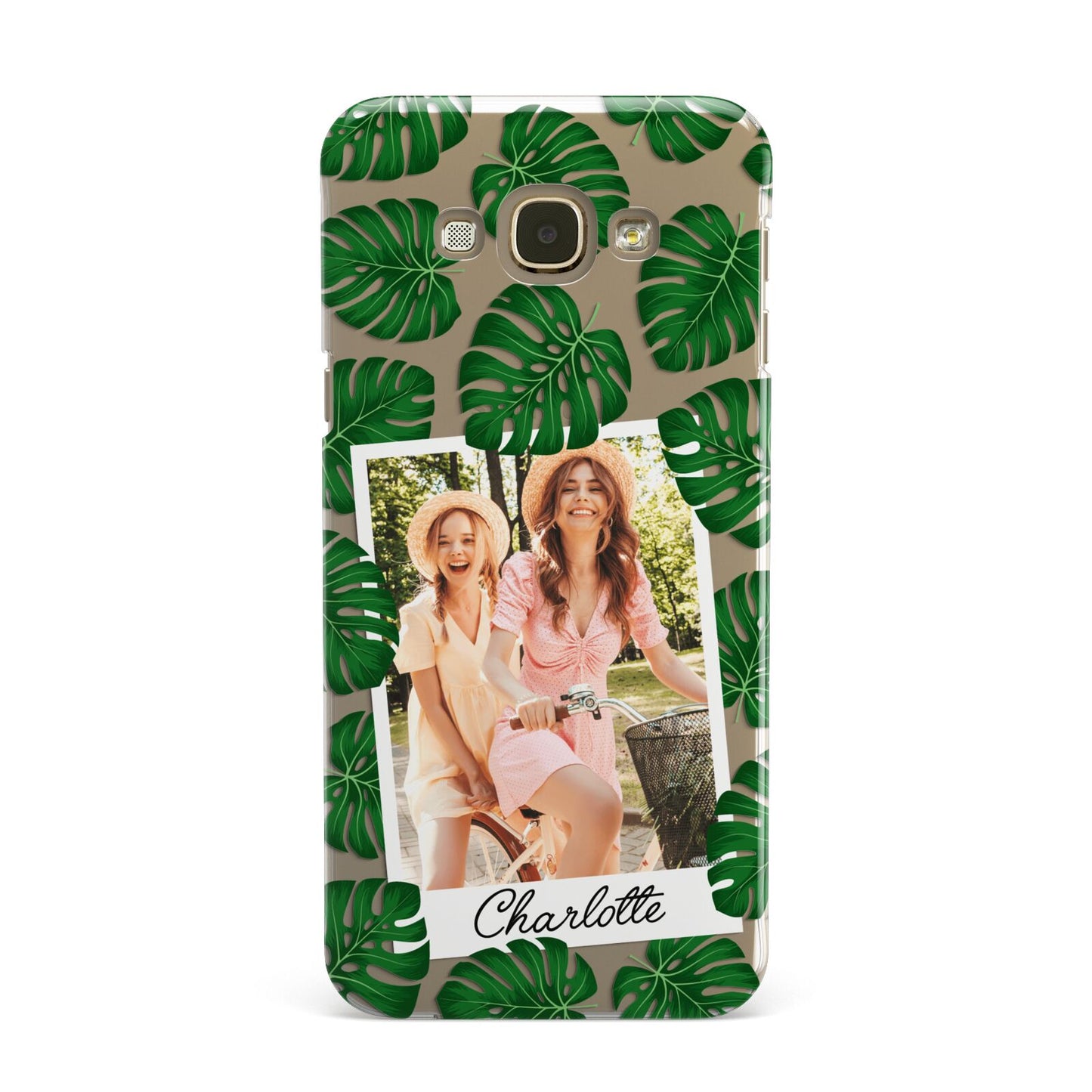 Monstera Leaf Instant Photo Samsung Galaxy A8 Case