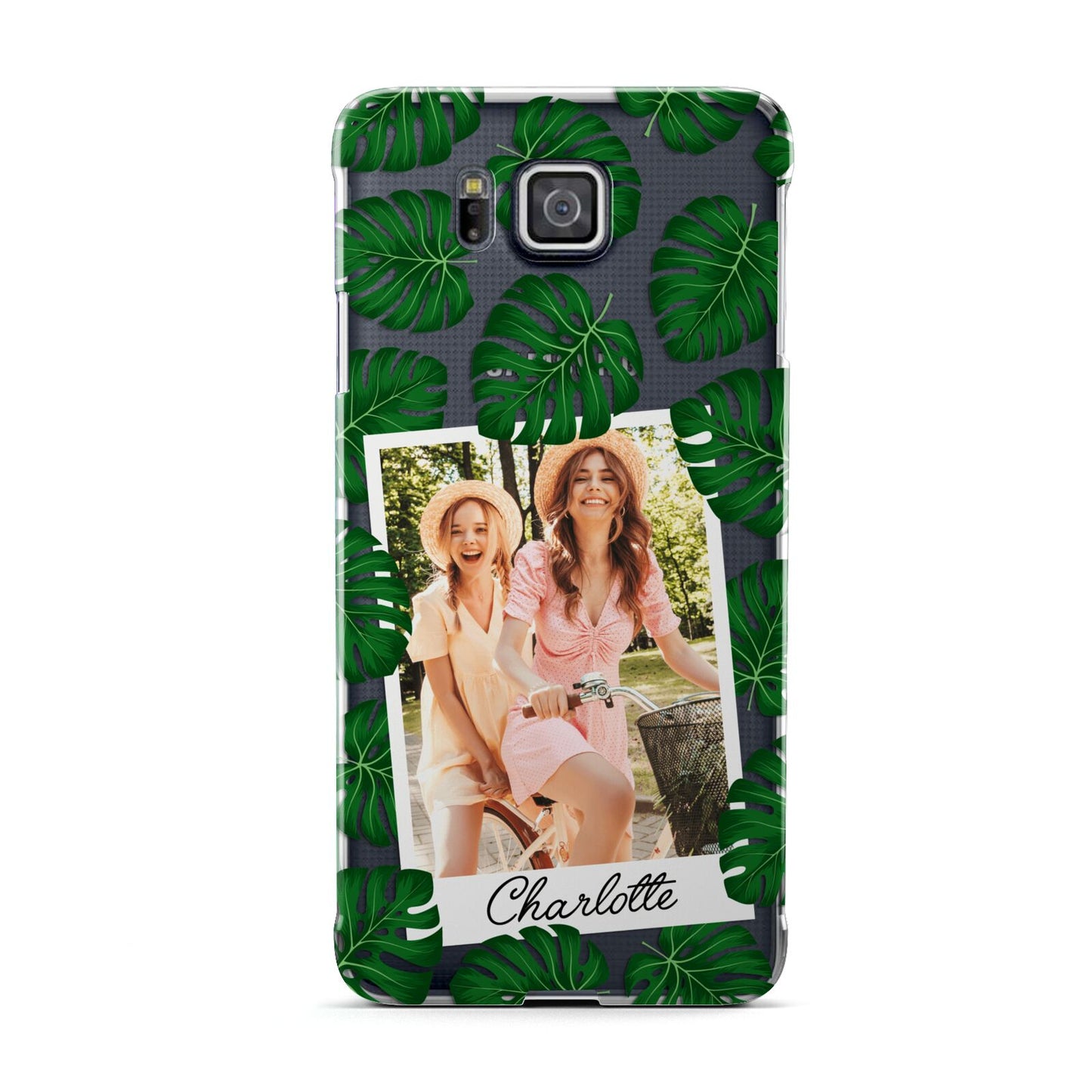 Monstera Leaf Instant Photo Samsung Galaxy Alpha Case