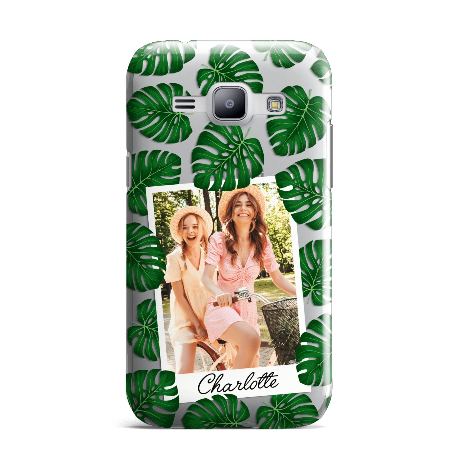 Monstera Leaf Instant Photo Samsung Galaxy J1 2015 Case