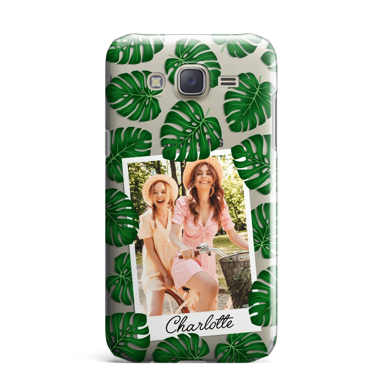 Monstera Leaf Instant Photo Samsung Galaxy J7 Case