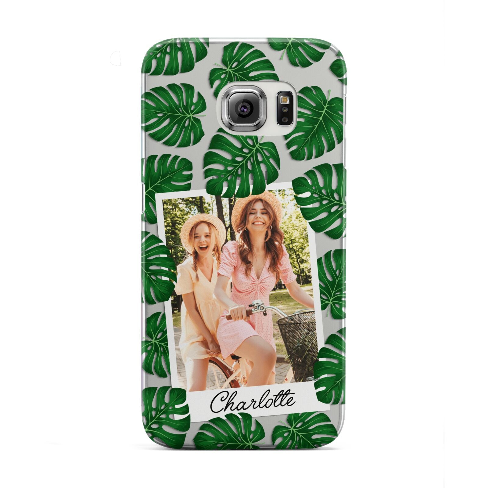 Monstera Leaf Instant Photo Samsung Galaxy S6 Edge Case