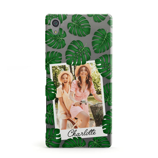 Monstera Leaf Instant Photo Sony Xperia Case