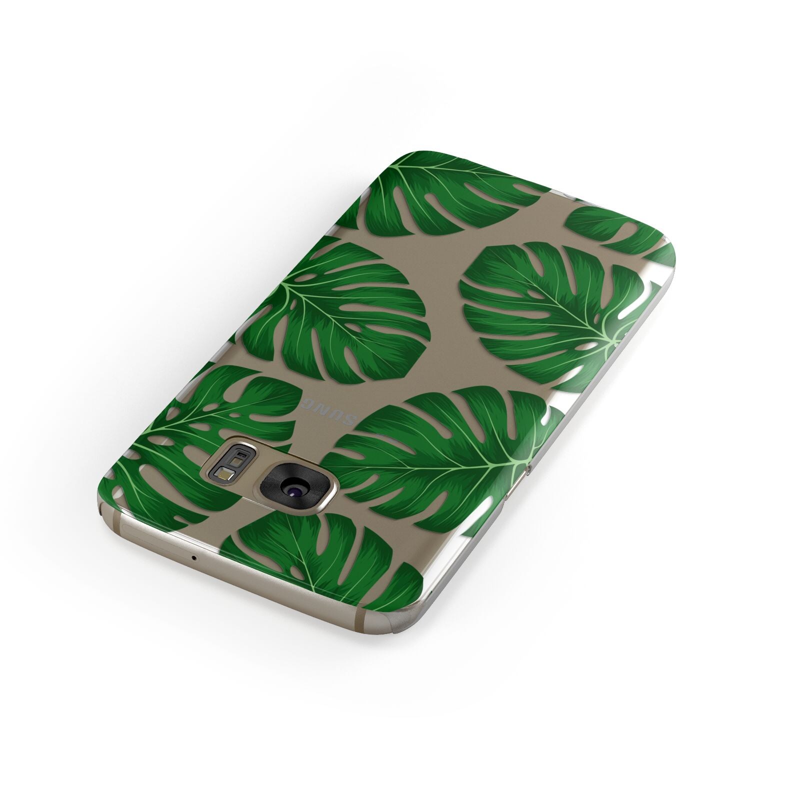 Monstera Leaf Samsung Galaxy Case Front Close Up