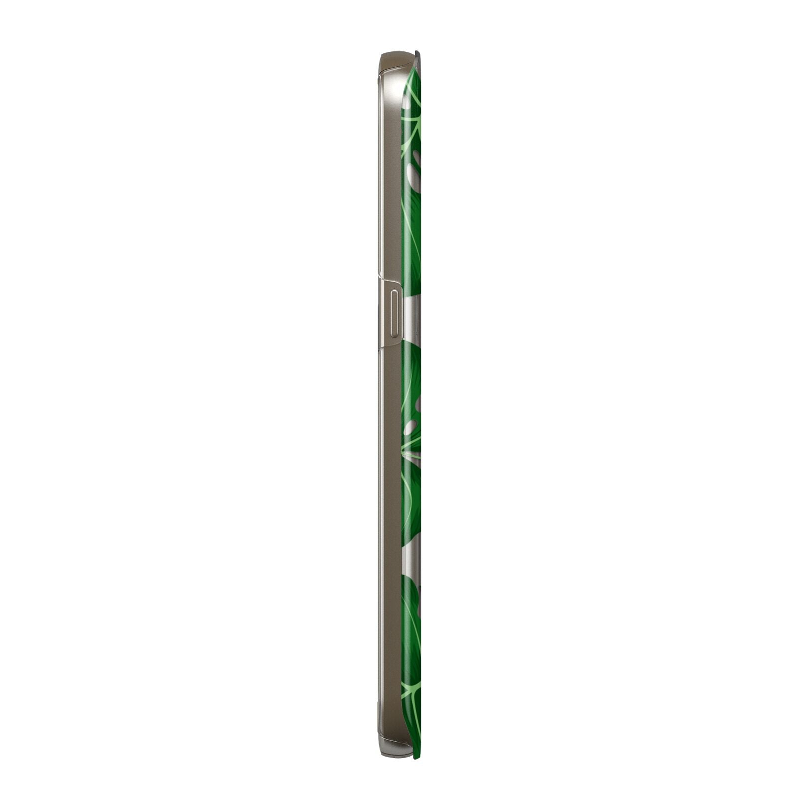 Monstera Leaf Samsung Galaxy Case Side View