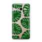 Monstera Leaf Samsung Galaxy J7 2016 Case on gold phone