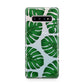 Monstera Leaf Samsung Galaxy S10 Plus Case