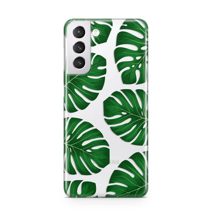 Monstera Leaf Samsung S21 Case