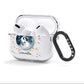 Moon Constellation Personalised AirPods Clear Case 3rd Gen Side Image