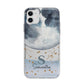 Moon Constellation Personalised Apple iPhone 11 in White with Bumper Case