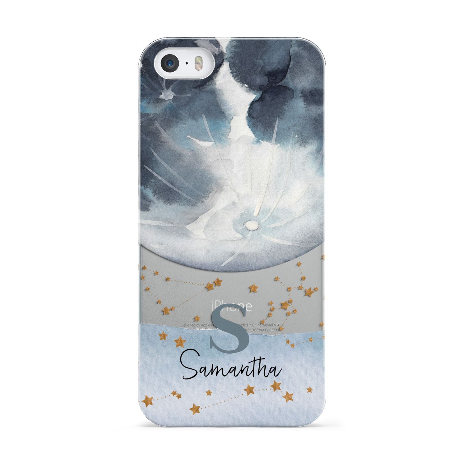 Moon Constellation Personalised Apple iPhone 5 Case