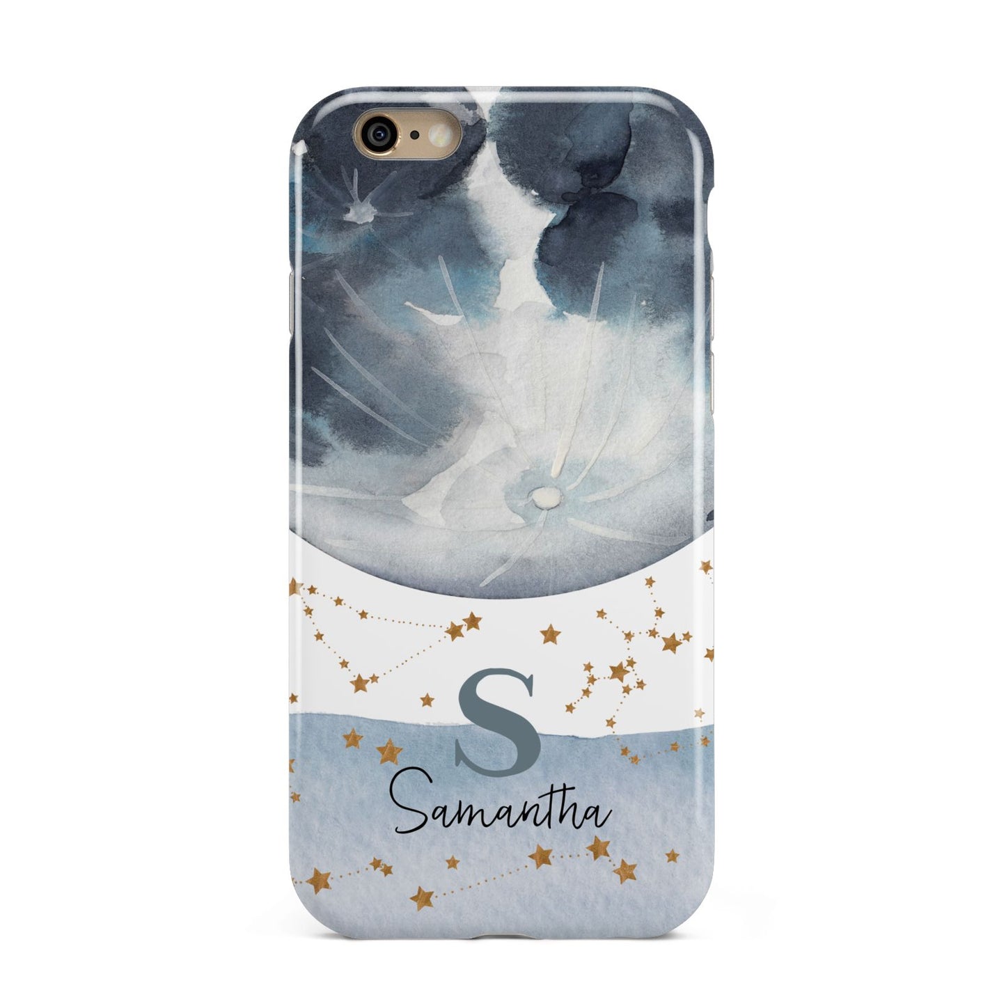 Moon Constellation Personalised Apple iPhone 6 3D Tough Case