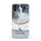 Moon Constellation Personalised Apple iPhone XS 3D Tough
