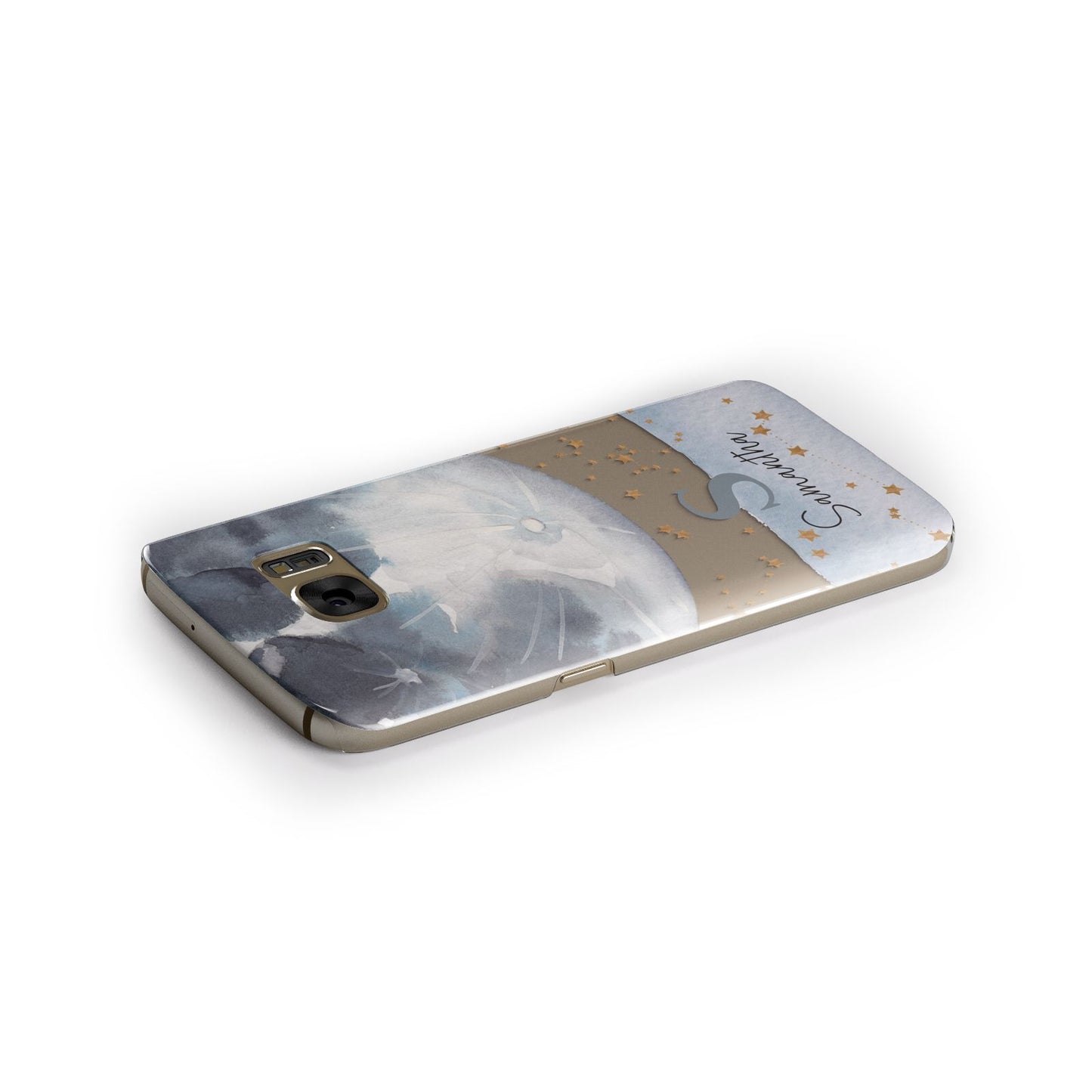 Moon Constellation Personalised Samsung Galaxy Case Side Close Up