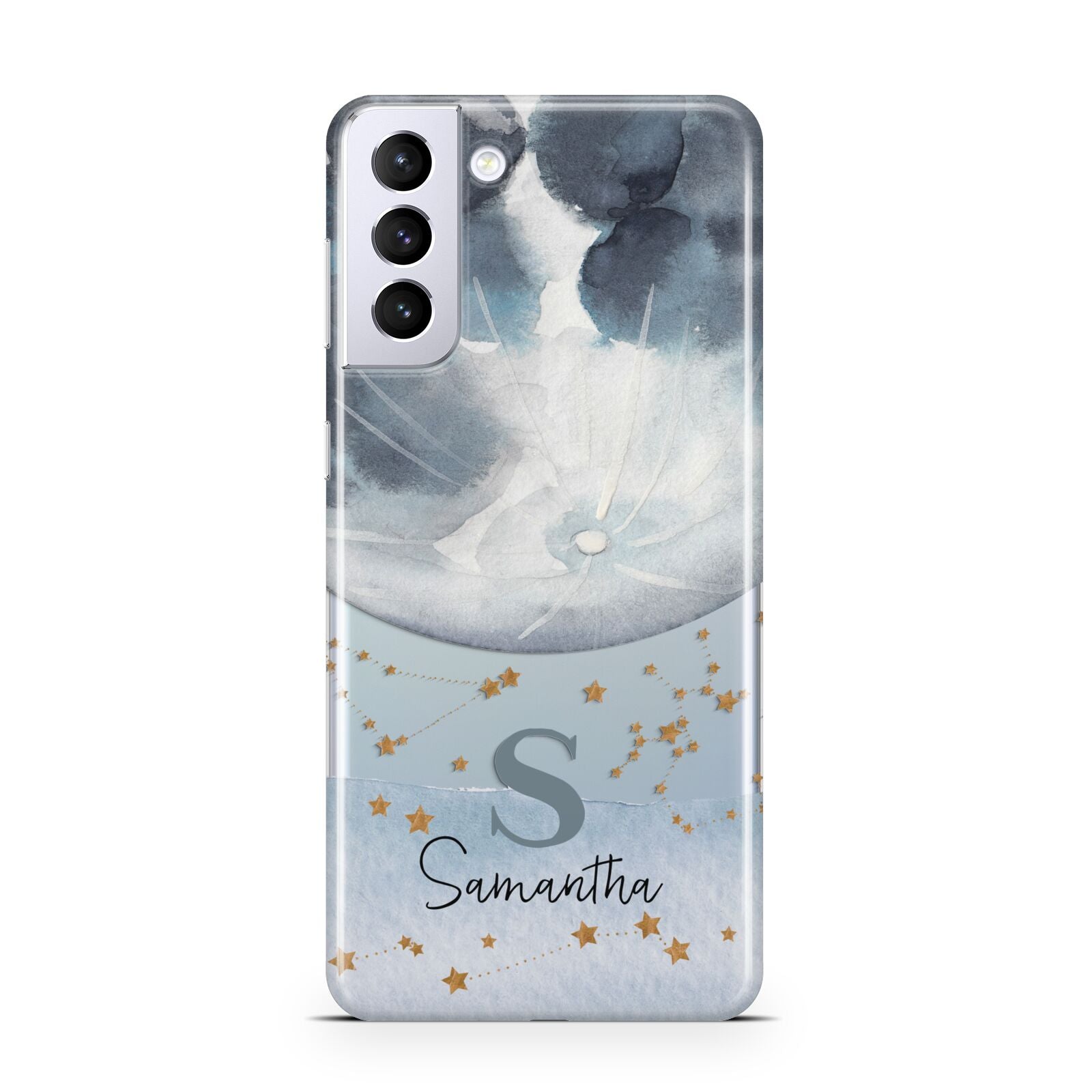 Moon Constellation Personalised Samsung S21 Plus Phone Case