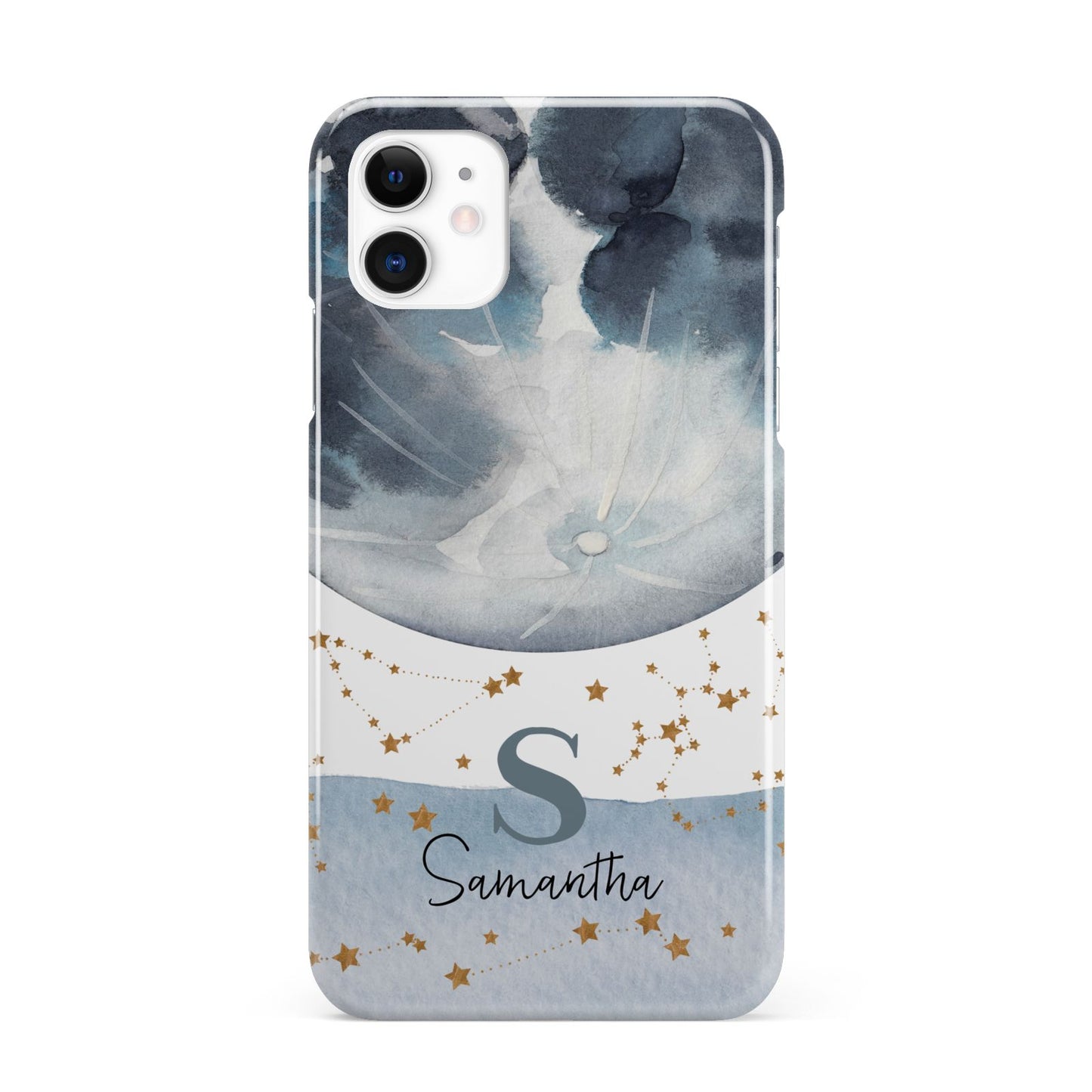 Moon Constellation Personalised iPhone 11 3D Snap Case