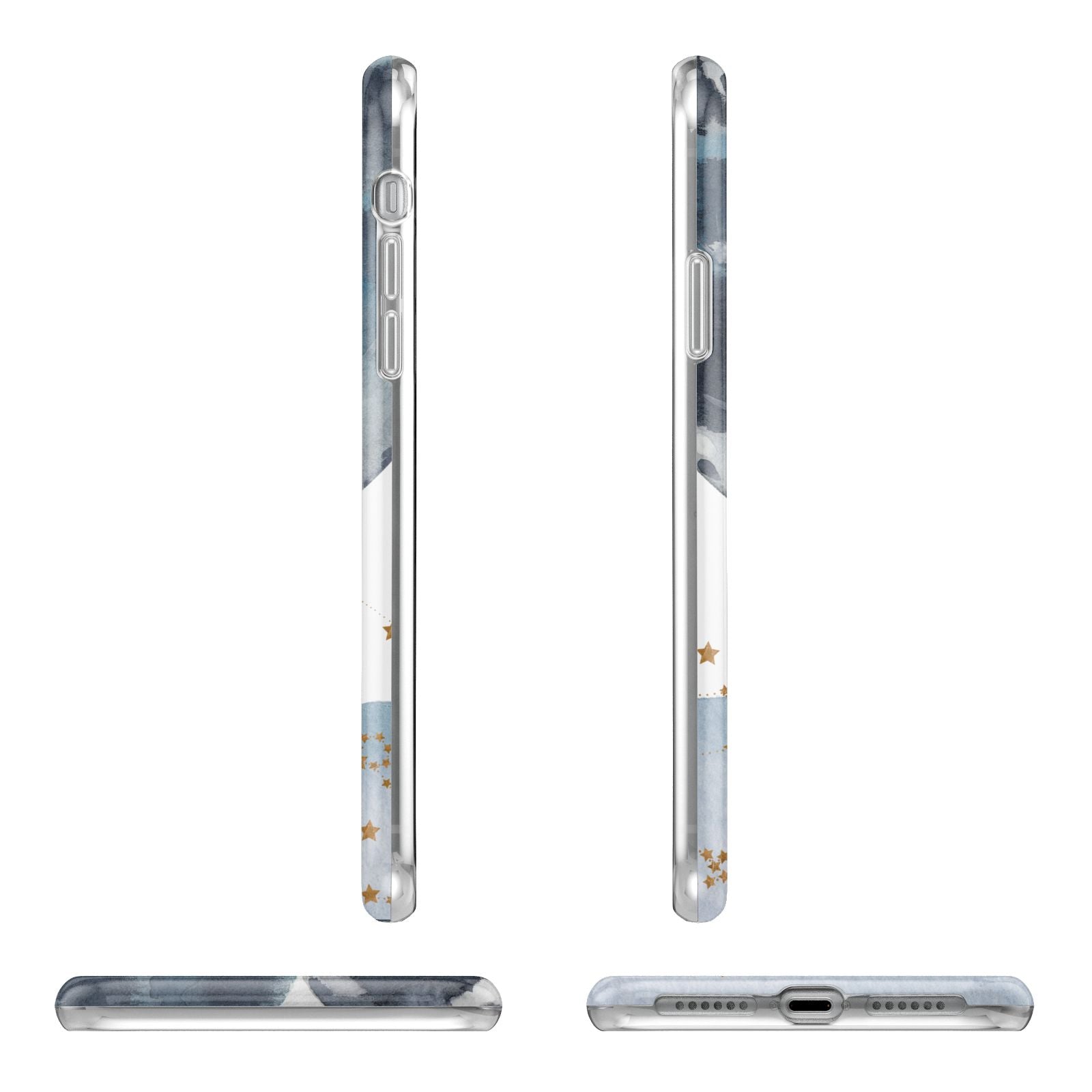 Moon Constellation Personalised iPhone 11 Pro 3D Tough Case Angle Images