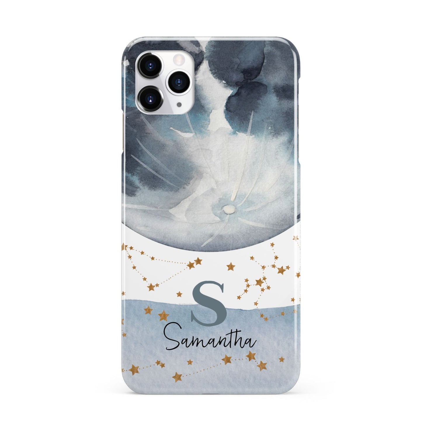 Moon Constellation Personalised iPhone 11 Pro Max 3D Snap Case