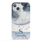 Moon Constellation Personalised iPhone 13 Full Wrap 3D Snap Case
