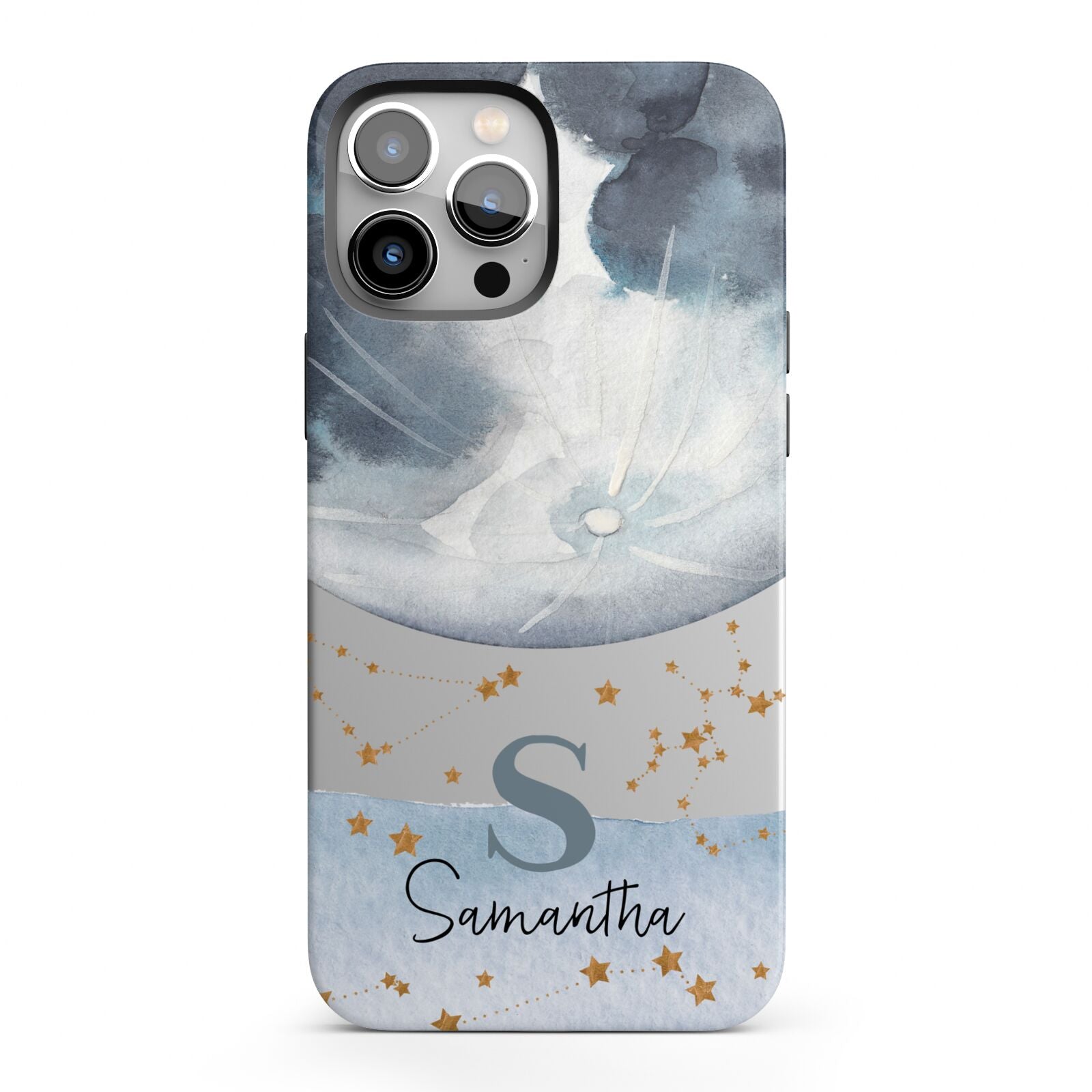 Moon Constellation Personalised iPhone 13 Pro Max Full Wrap 3D Tough Case