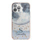 Moon Constellation Personalised iPhone 13 Pro Max TPU Impact Case with Pink Edges