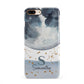 Moon Constellation Personalised iPhone 8 Plus 3D Snap Case on Gold Phone