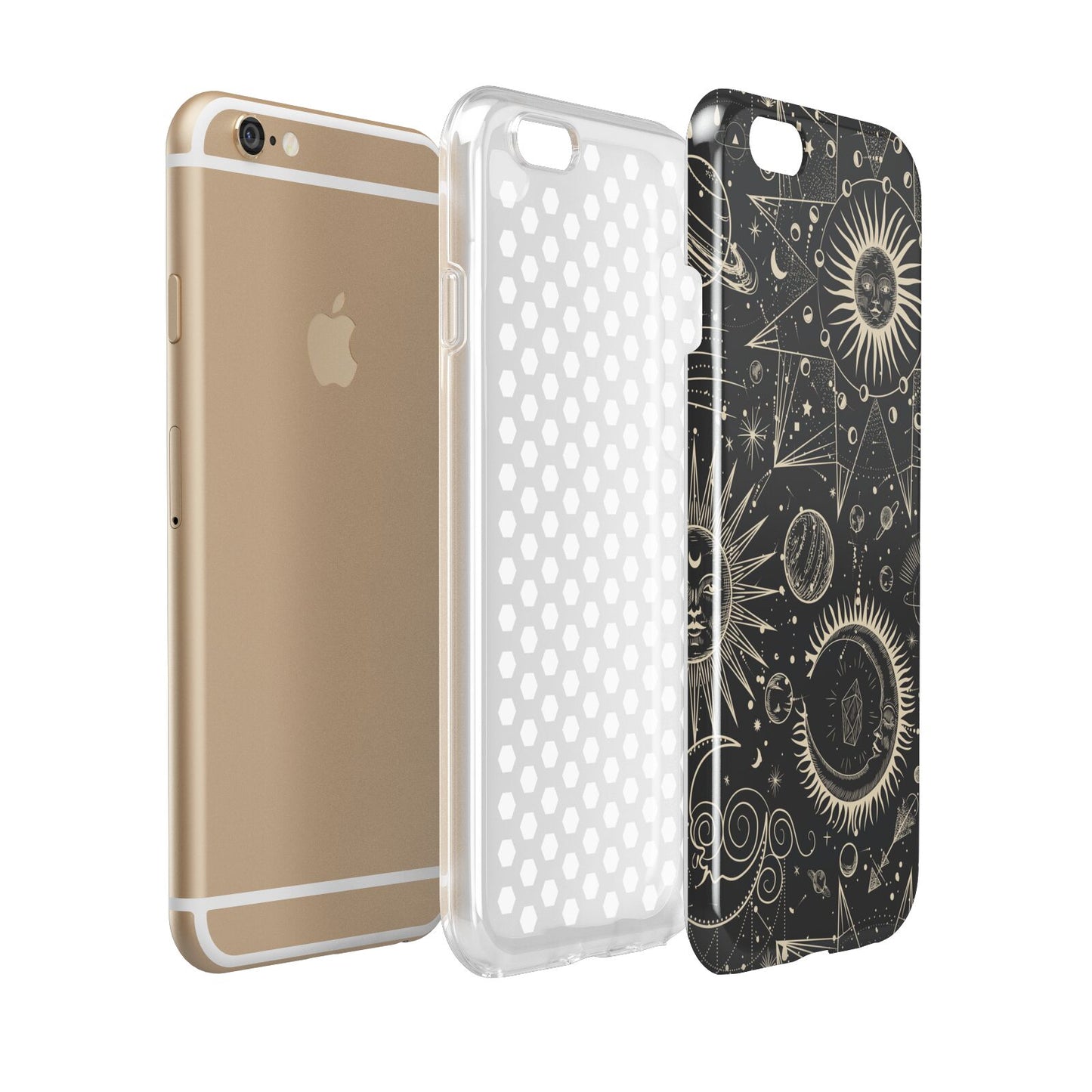 Moon Phases Apple iPhone 6 3D Tough Case Expanded view