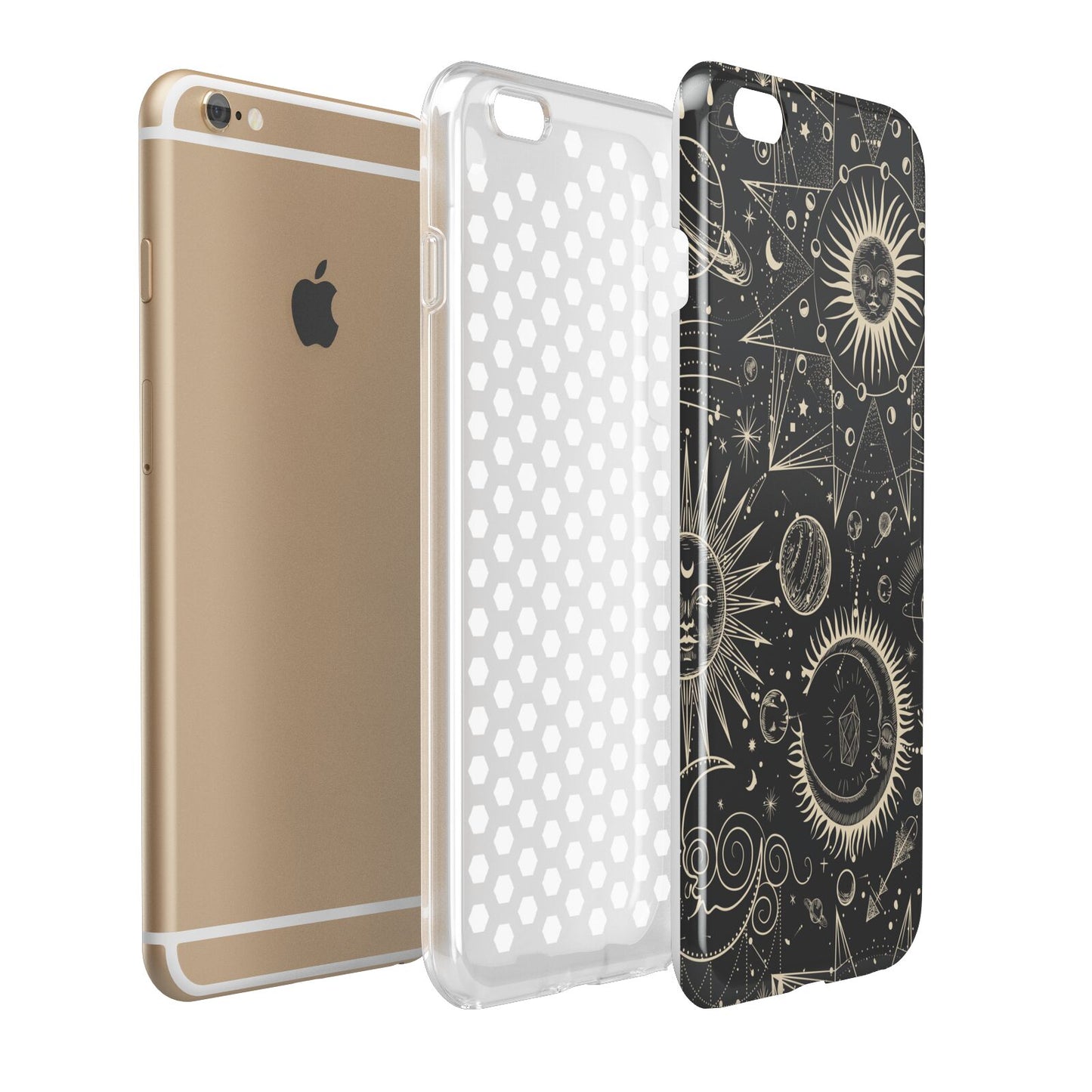 Moon Phases Apple iPhone 6 Plus 3D Tough Case Expand Detail Image