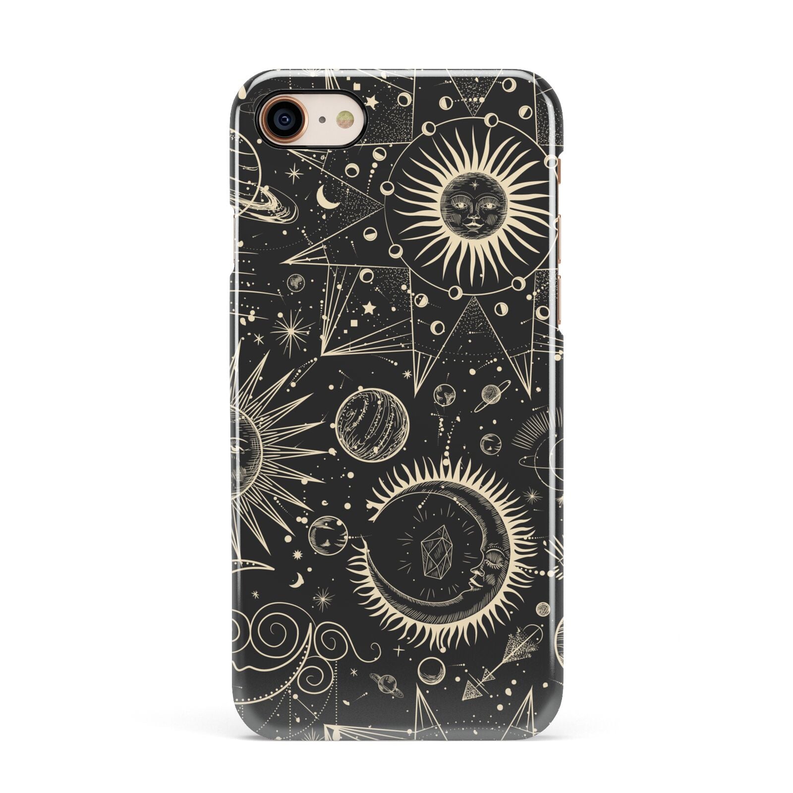 Moon Phases Apple iPhone 7 8 3D Snap Case