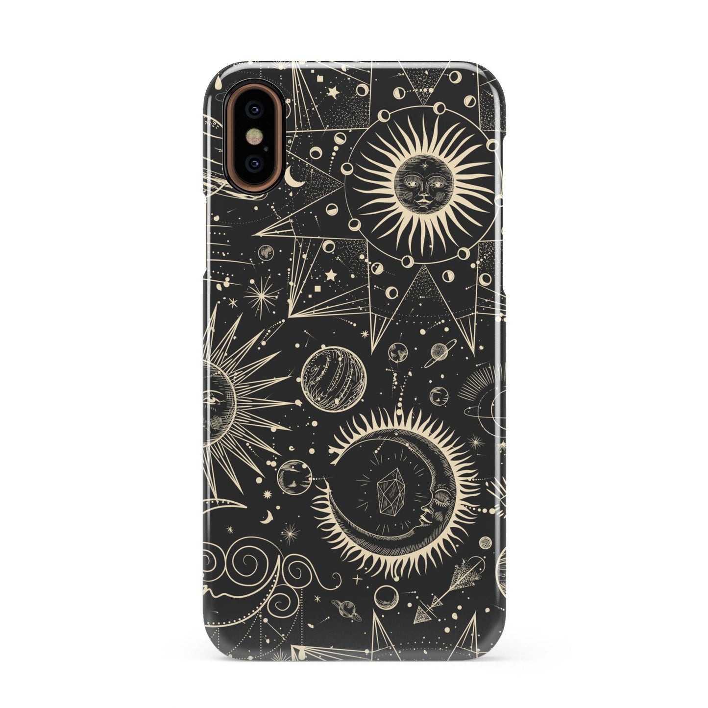 Moon Phases Apple iPhone XS 3D Snap Case