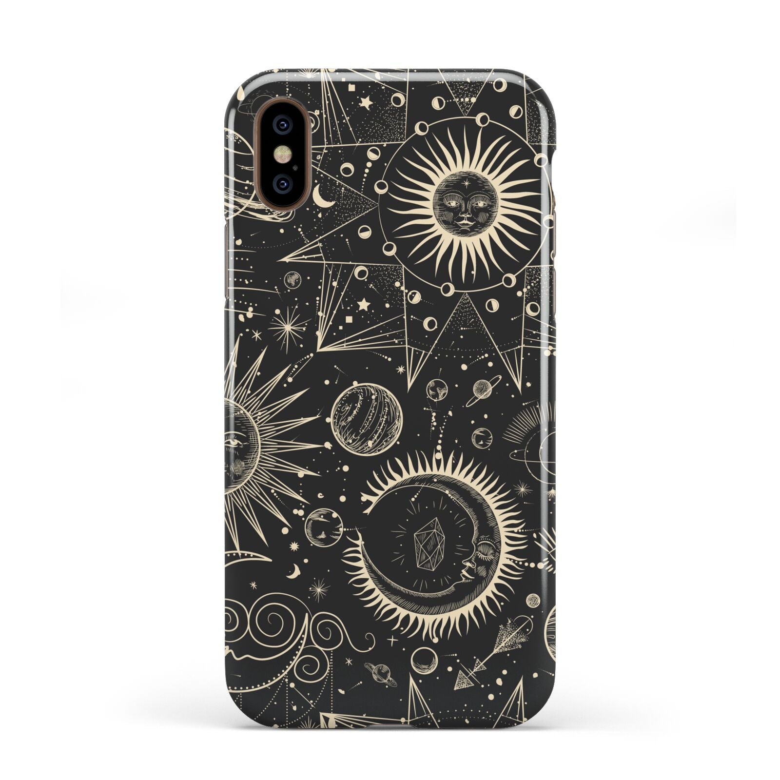 Moon Phases Apple iPhone XS 3D Tough