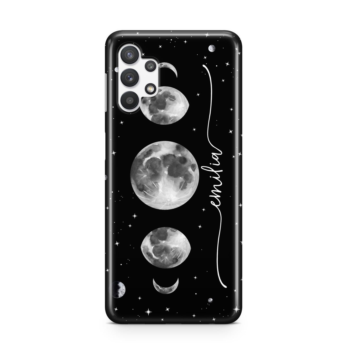 Moon Phases Personalised Name Samsung A32 5G Case