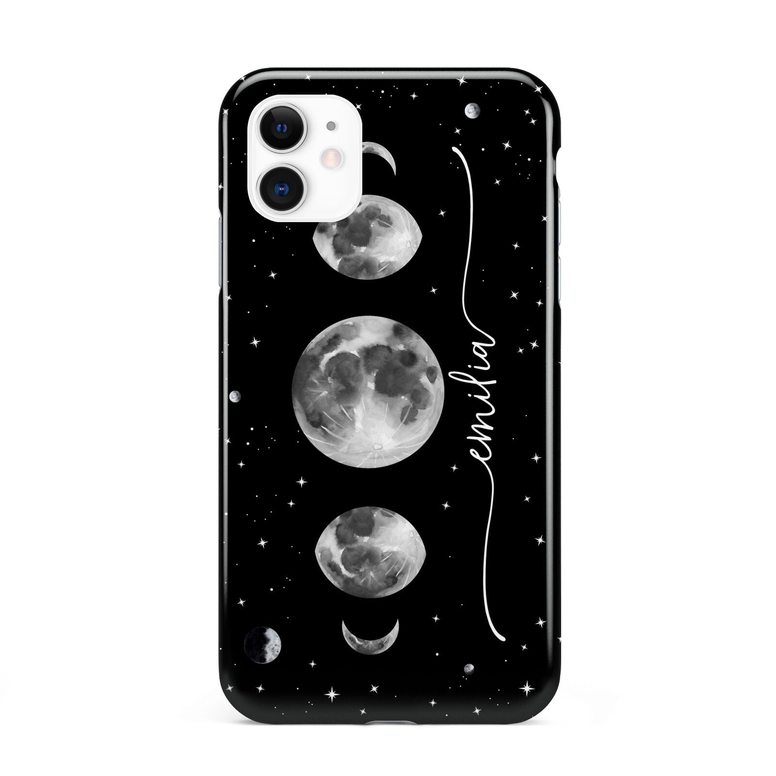 Moon Phases Personalised Name iPhone 11 3D Tough Case