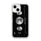 Moon Phases Personalised Name iPhone 14 Glitter Tough Case Starlight