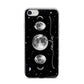 Moon Phases Personalised Name iPhone 7 Bumper Case on Silver iPhone