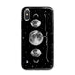Moon Phases Personalised Name iPhone X Bumper Case on Silver iPhone Alternative Image 1