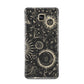 Moon Phases Samsung Galaxy A3 2016 Case on gold phone