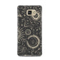 Moon Phases Samsung Galaxy A5 2016 Case on gold phone