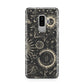 Moon Phases Samsung Galaxy S9 Plus Case on Silver phone