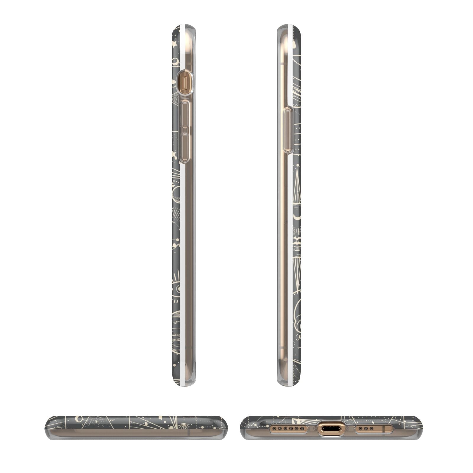 Moon Phases iPhone 11 3D Tough Case Angle Images