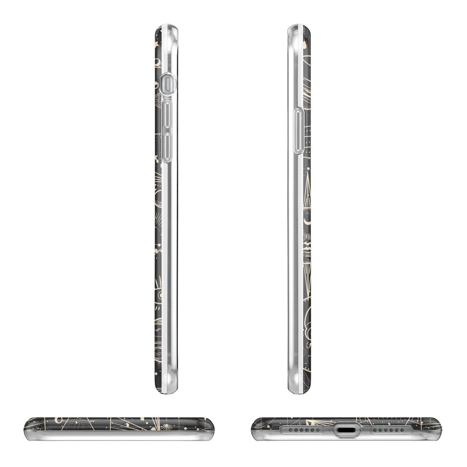 Moon Phases iPhone 11 Pro 3D Tough Case Angle Images