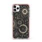 Moon Phases iPhone 11 Pro Max Impact Pink Edge Case
