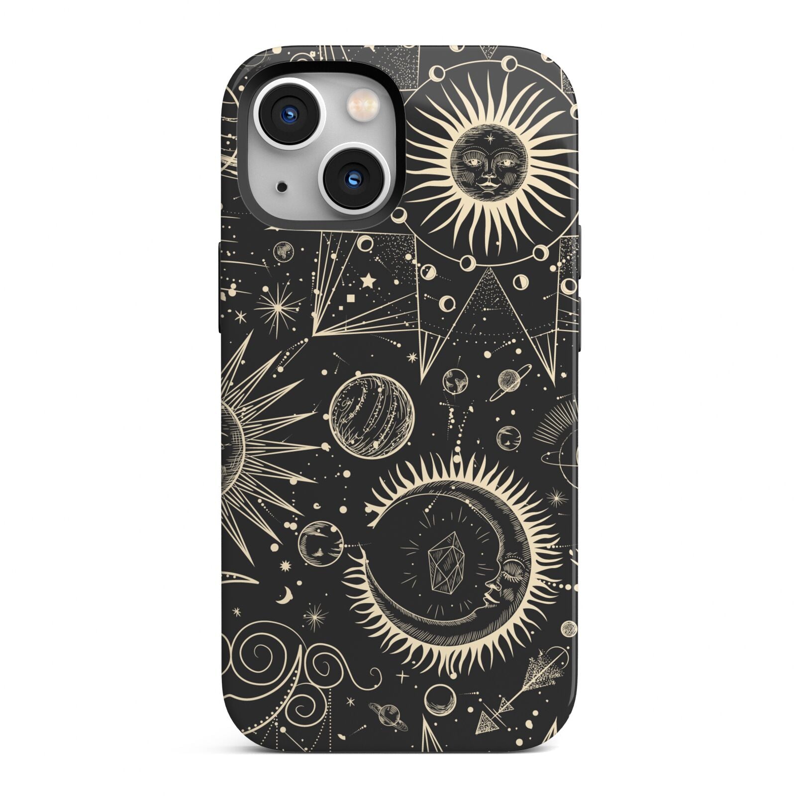 Moon Phases iPhone 13 Mini Full Wrap 3D Tough Case