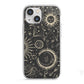 Moon Phases iPhone 13 Mini TPU Impact Case with White Edges