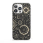 Moon Phases iPhone 13 Pro Clear Bumper Case