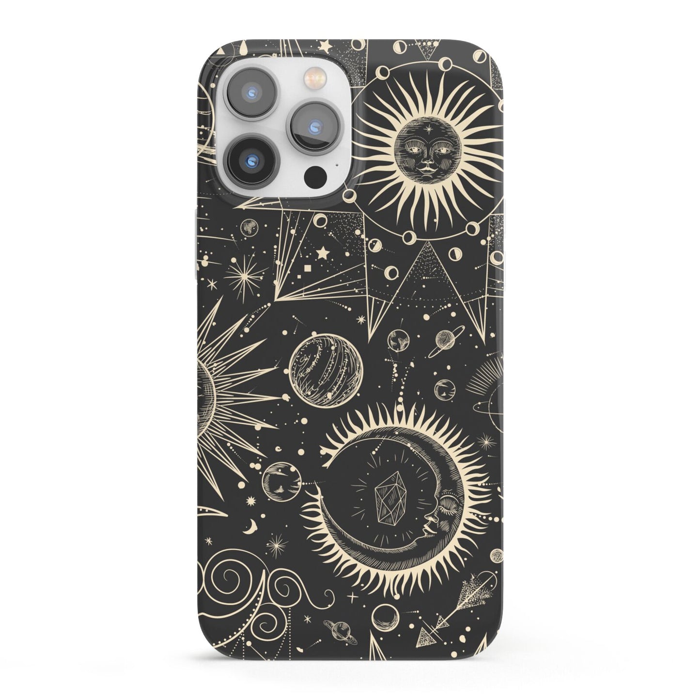 Moon Phases iPhone 13 Pro Max Full Wrap 3D Snap Case