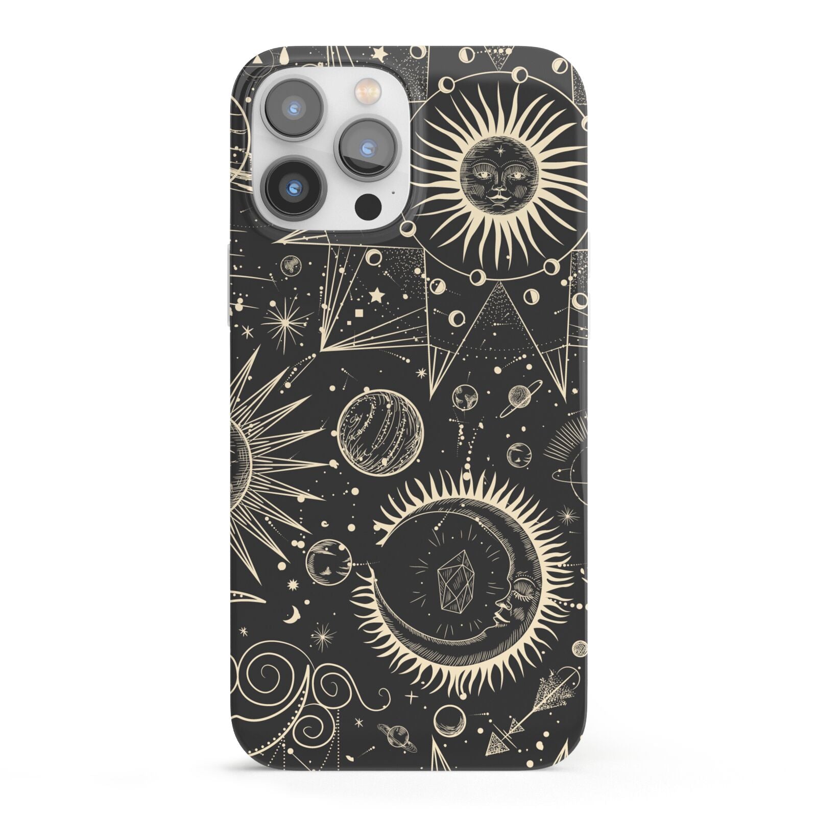 Moon Phases iPhone 13 Pro Max Full Wrap 3D Snap Case