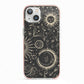 Moon Phases iPhone 13 TPU Impact Case with Pink Edges