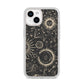 Moon Phases iPhone 14 Glitter Tough Case Starlight